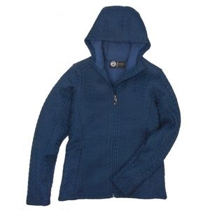 Polar King Cable knit fleece jacket